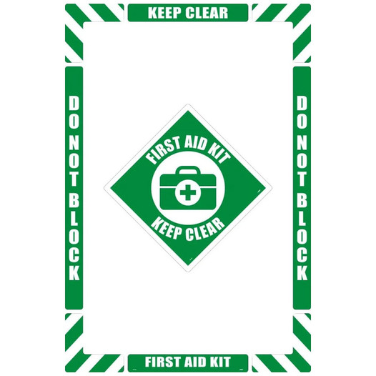 First Aid Kit 9-Piece Floor Marking Kit
