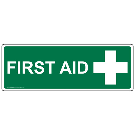 First Aid Sign for Emergency Response NHE-7225