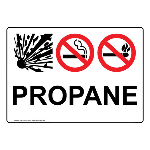 Propane Sign With Symbol NHE-33549