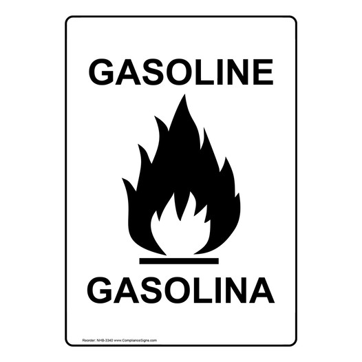 Gasoline - Gasolina Sign NHB-3340