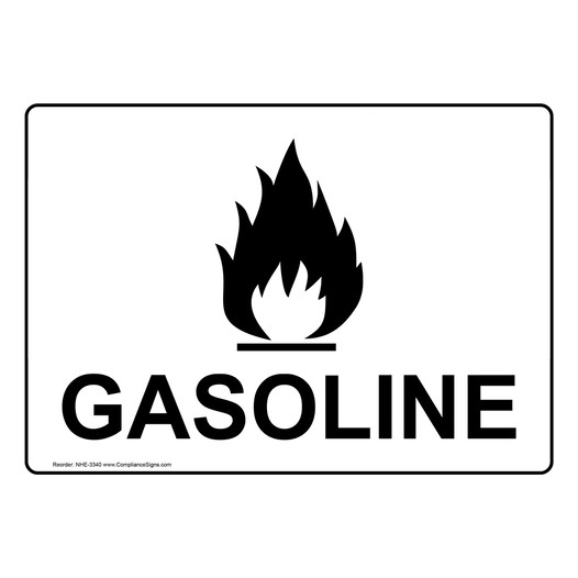 Gasoline Sign for Fuel NHE-3340