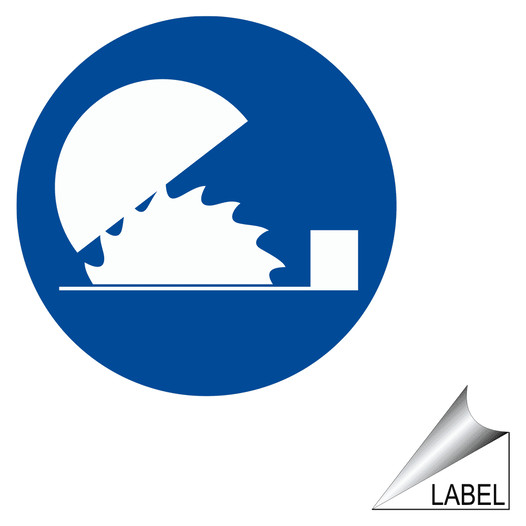 Machine Guarding Required Symbol Label for Machinery LABEL_CIRCLE_25