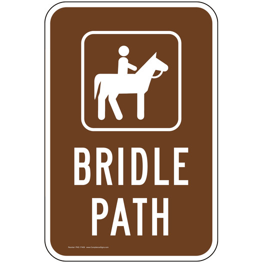 Bridle Path Sign for Recreation PKE-17408
