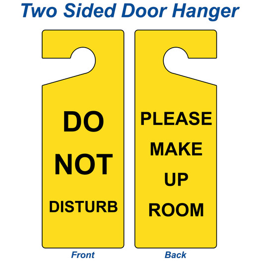 Do Not Disturb - Please Make Up Room Sign NHE-18096