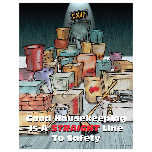 Good Housekeeping Straight Line To Safety Poster CS795586
