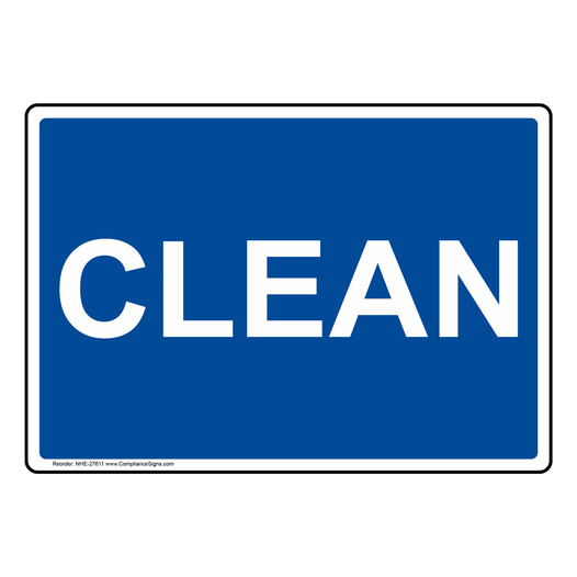 Clean Sign NHE-27611