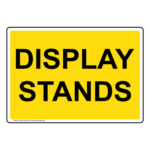 Display Stands Sign NHE-27623