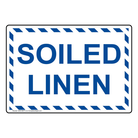 Soiled Linen Sign NHE-30577