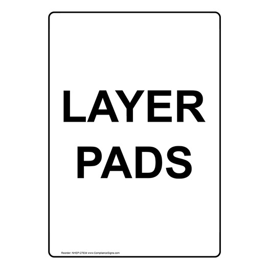 Portrait Layer Pads Sign NHEP-27634