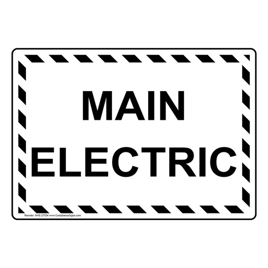 Main Electric Sign NHE-27534