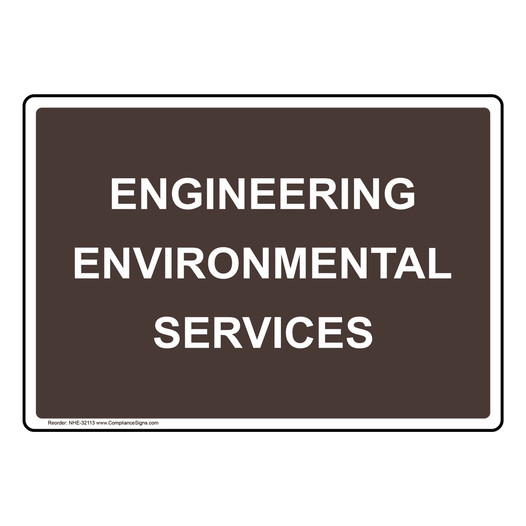 Engineering Environmental Services Sign NHE-32113