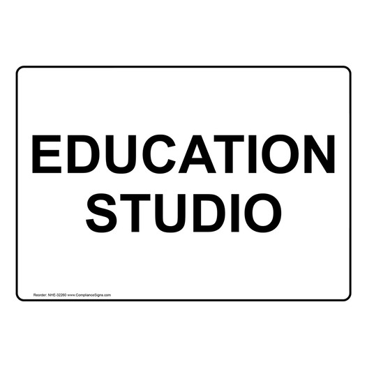 Education Studio Sign NHE-32260