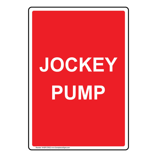 Portrait Jockey Pump Sign NHEP-27632