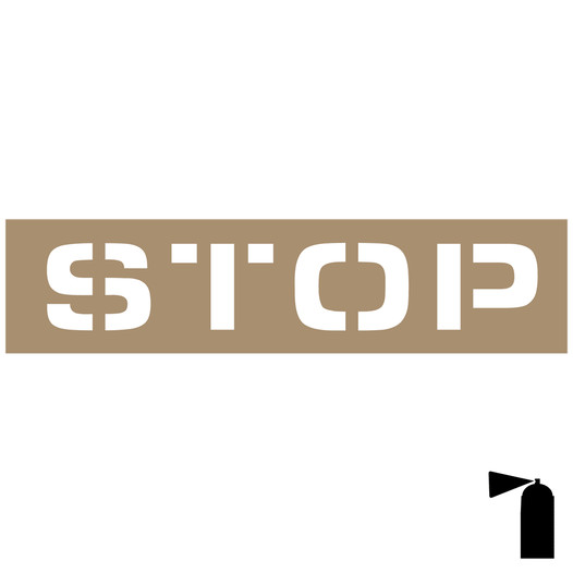 Stop Stencil NHE-19116 Information