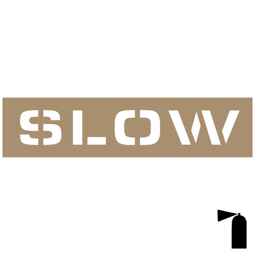 Slow Stencil NHE-19117 Information
