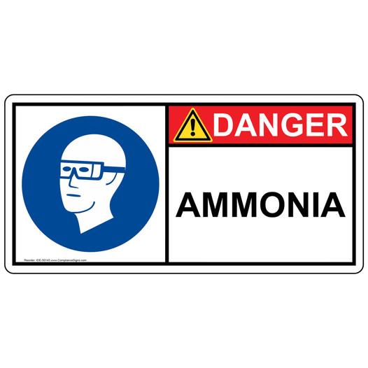 ISO Ammonia PPE - Eye Sign IDE-50143