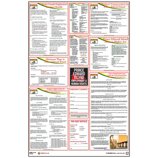 Prince Edward Employment And Labour Standards Poster CS499645