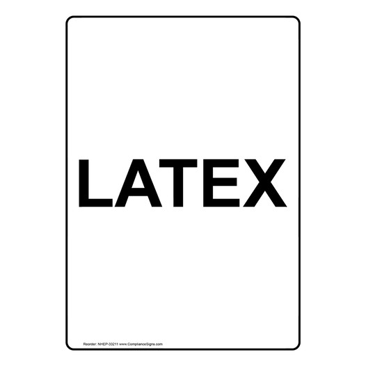 Portrait Latex Sign NHEP-33211