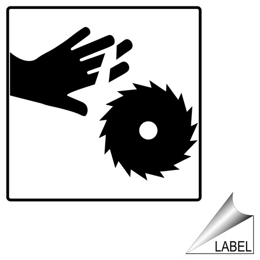 Severed Fingers Symbol Label for Machine Safety LABEL_SYM_23_c