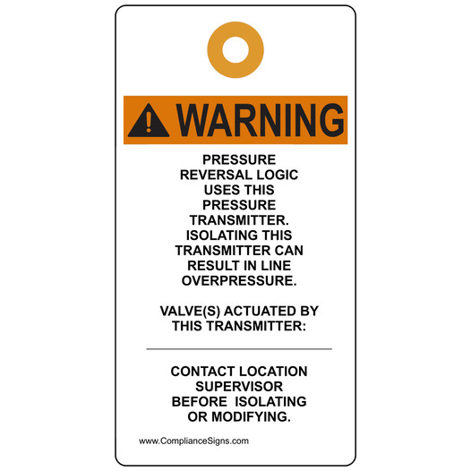 Magellan Pressure Reversal Logic Tag MGLN-0040