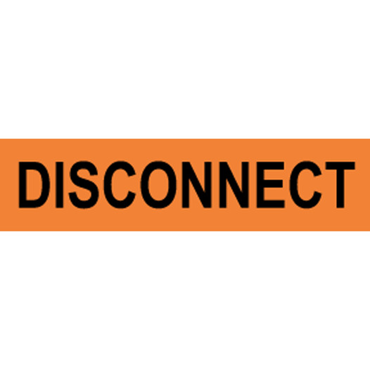 NEC Electrical Disconnect Label VLT-13073