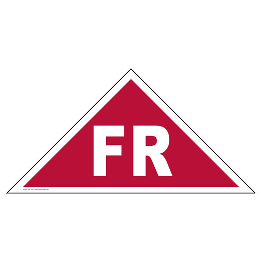 FR Floor And Roof Truss Identification Sign NHE-13695