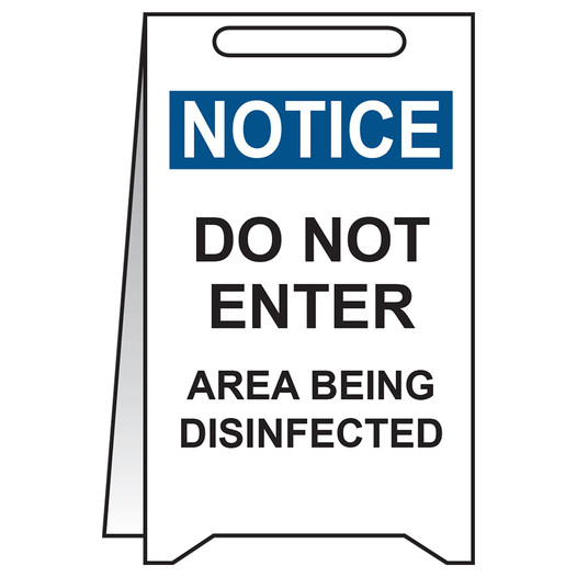 OSHA Do Not Enter Area Stand-Up Floor Sign CS219833