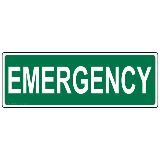 OSHA EMERGENCY Header