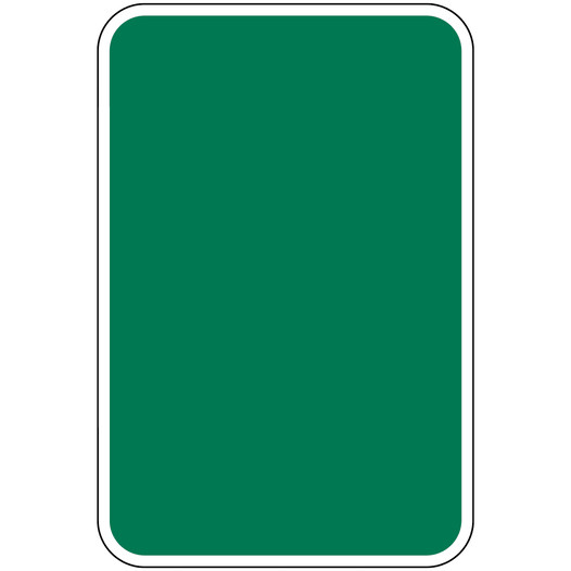 Green Blank Write-On Sign PKE-GREEN-BLANK Parking Blank Write-On