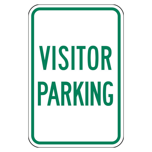 Reflective Visitor Parking Sign CS649394