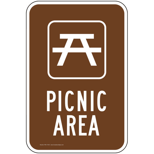 Picnic Area Sign for Recreation PKE-17235