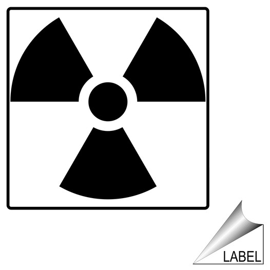 Radiation Symbol Label for Hazmat LABEL_SYM_10