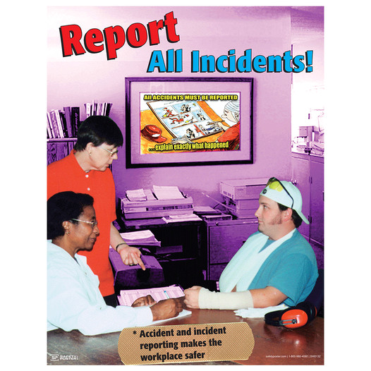 Report All Incidents! Poster CS806141