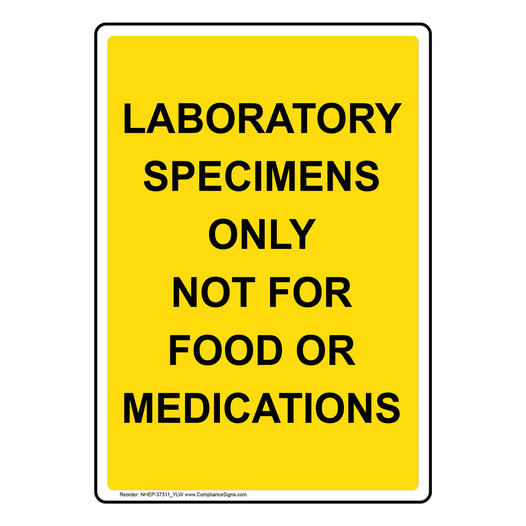 Portrait Laboratory Specimens Only Not For Sign NHEP-37311_YLW