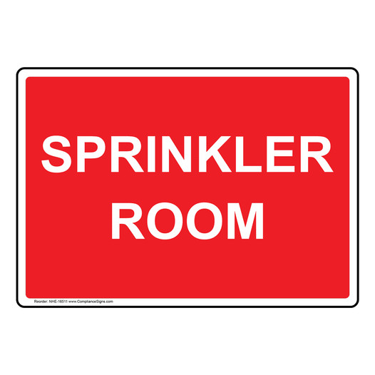 Sprinkler Room Sign NHE-16511