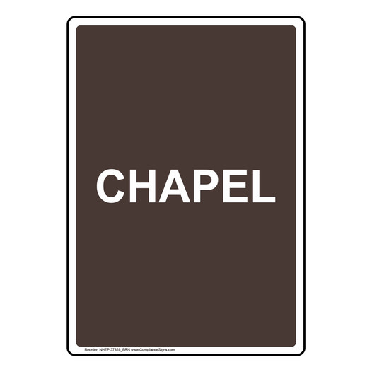 Portrait Chapel Sign NHEP-37828_BRN