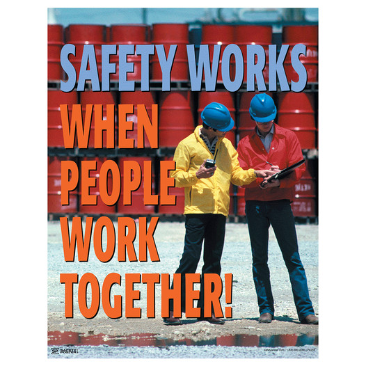 Safety Works When People Work Together Poster CS483568