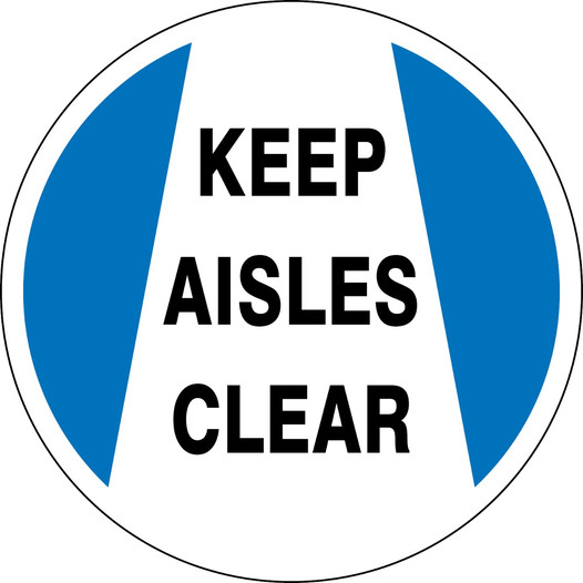 KEEP AISLES CLEAR Lens for 40 or 100 W Projector