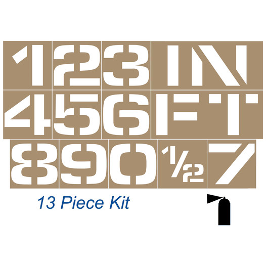 Height Depth Stencil Kit Stencil NHE-17887KIT