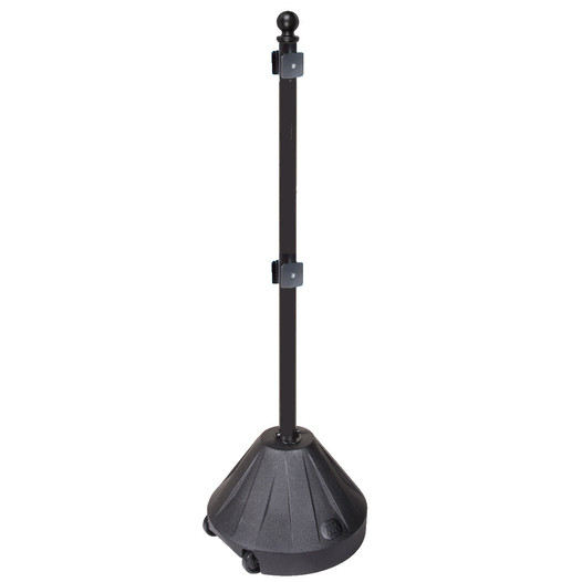 Tip-n-Roll Portable Sign Base with 48-Inch Post