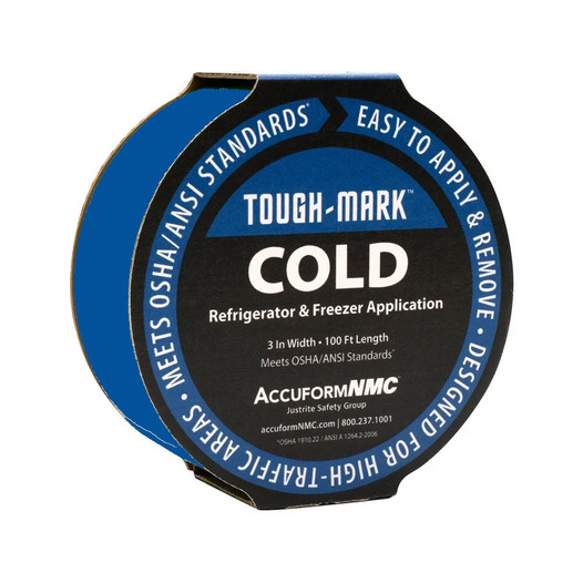 Blue Tough-Mark Cold Floor Tape - 2 In. x 100 Ft.