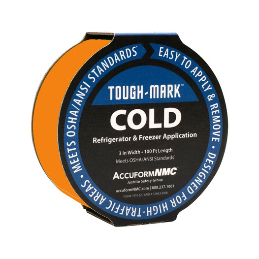 Orange Tough-Mark Cold Floor Tape - 2 In. x 100 Ft.