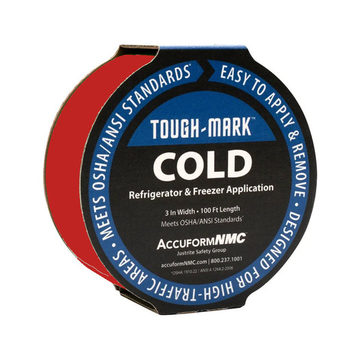 Red Tough-Mark Cold Floor Tape - 2 In. x 100 Ft.