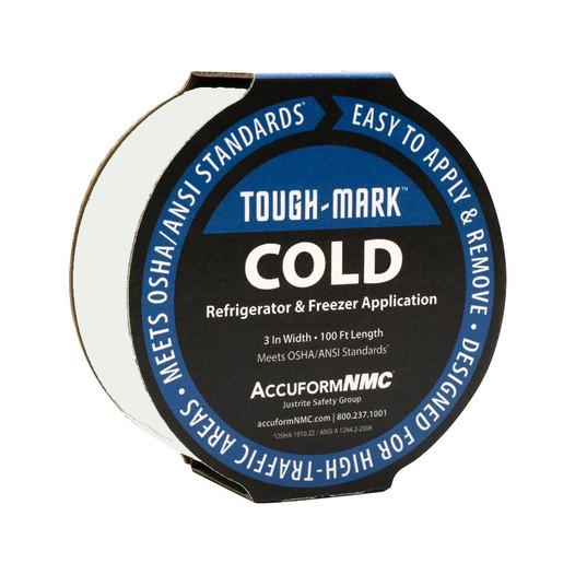 White Tough-Mark Cold Floor Tape - 2 In. x 100 Ft.