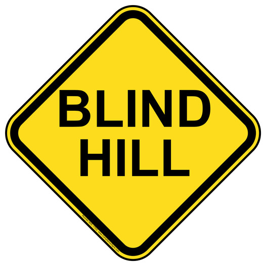 Blind Hill Sign NHE-17532 Recreation
