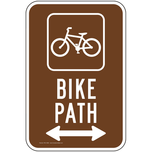 Bicycle Path Left Right Arrow With Symbol PKE-16982