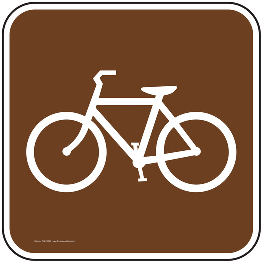 Bicycle Symbol Sign PKE-16989 Recreation