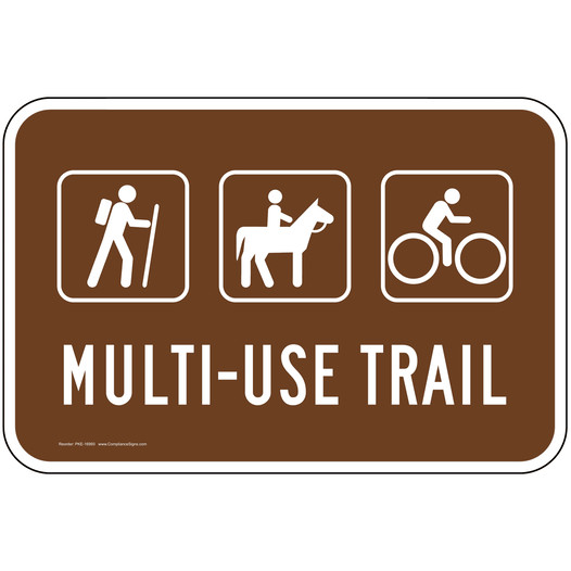 Multi-Use Trail Sign for Recreation PKE-16993