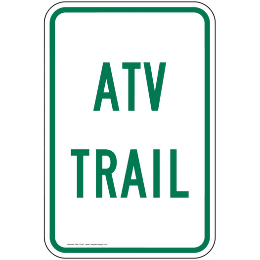 ATV Trail Sign PKE-17562 Recreation