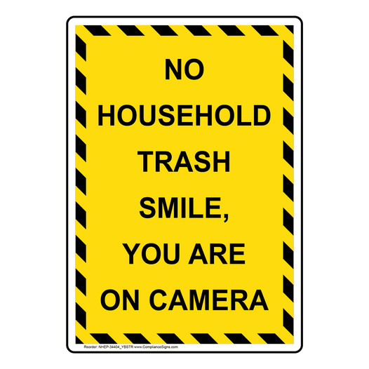 Portrait No Household Trash Smile, You Sign NHEP-34404_YBSTR